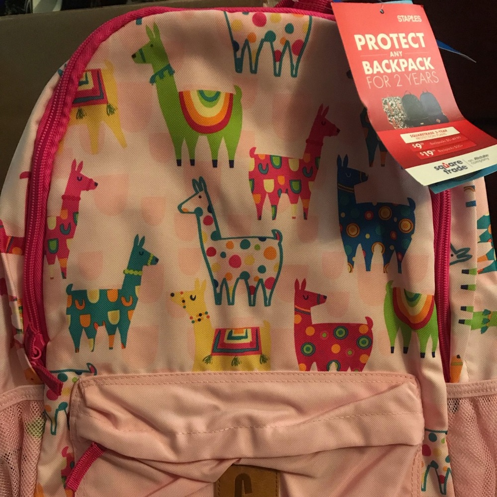 Llama backpack